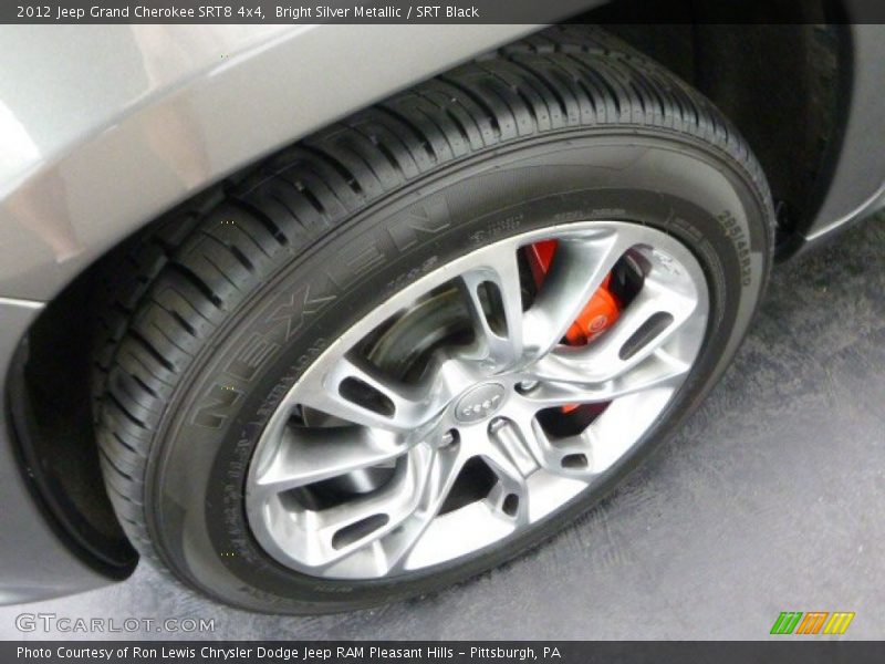 Bright Silver Metallic / SRT Black 2012 Jeep Grand Cherokee SRT8 4x4