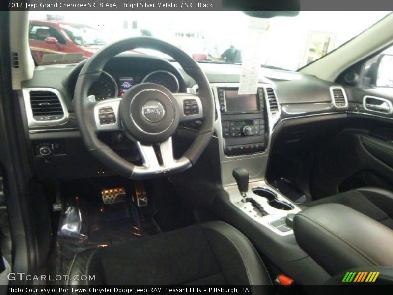 Bright Silver Metallic / SRT Black 2012 Jeep Grand Cherokee SRT8 4x4