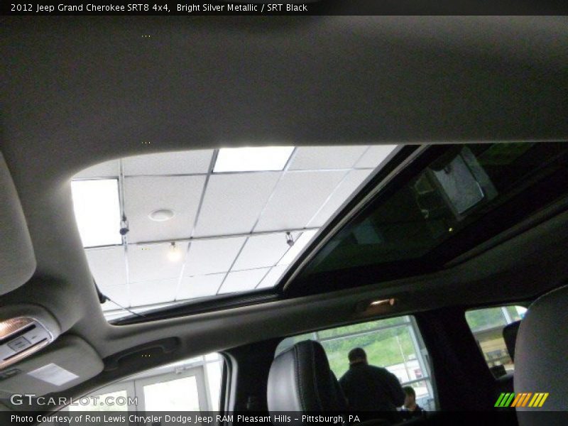 Bright Silver Metallic / SRT Black 2012 Jeep Grand Cherokee SRT8 4x4