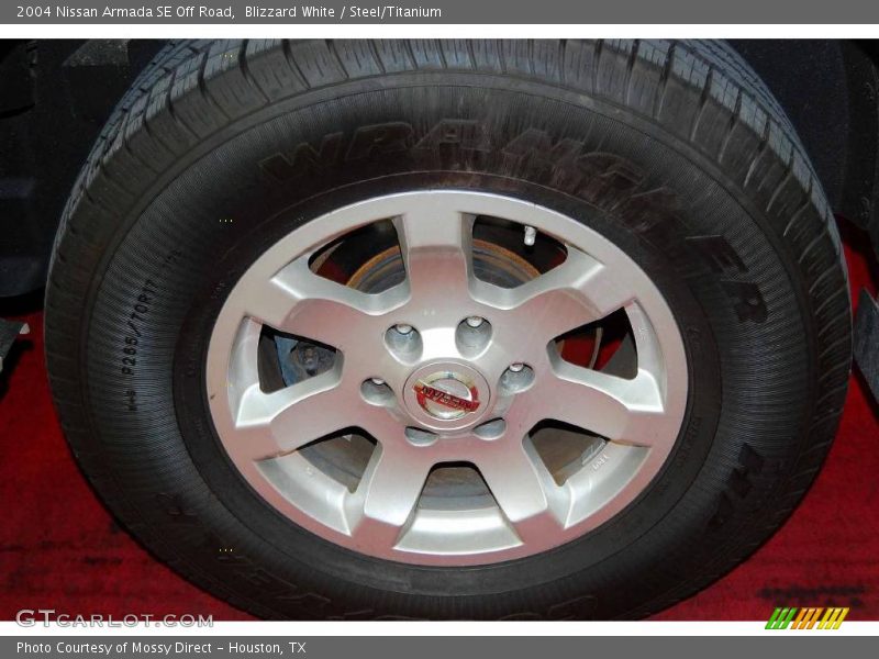 Blizzard White / Steel/Titanium 2004 Nissan Armada SE Off Road