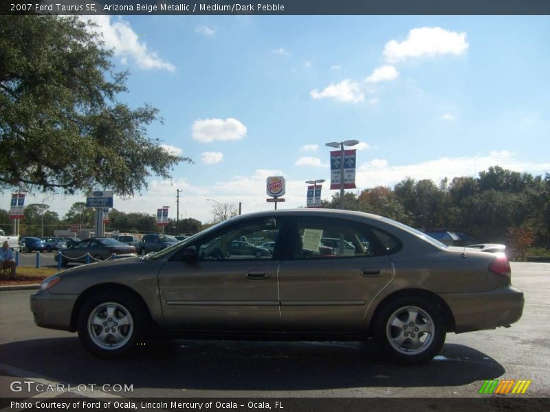 Arizona Beige Metallic / Medium/Dark Pebble 2007 Ford Taurus SE