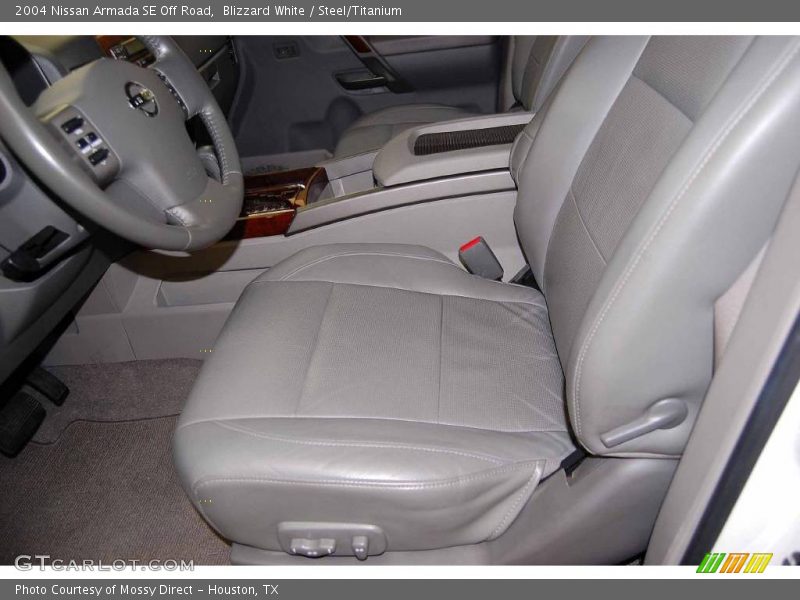 Blizzard White / Steel/Titanium 2004 Nissan Armada SE Off Road