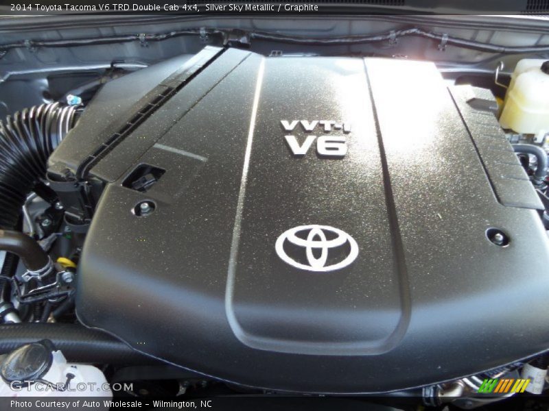 Silver Sky Metallic / Graphite 2014 Toyota Tacoma V6 TRD Double Cab 4x4