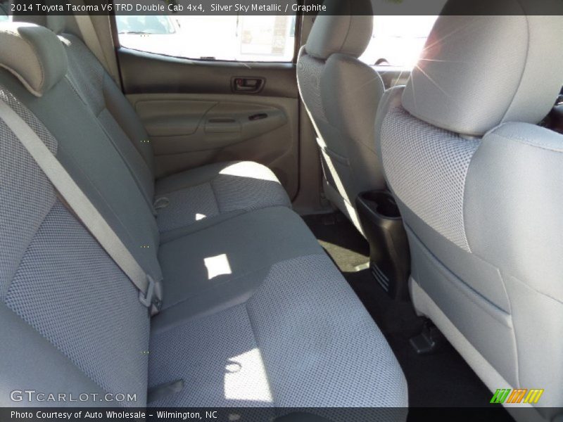 Silver Sky Metallic / Graphite 2014 Toyota Tacoma V6 TRD Double Cab 4x4