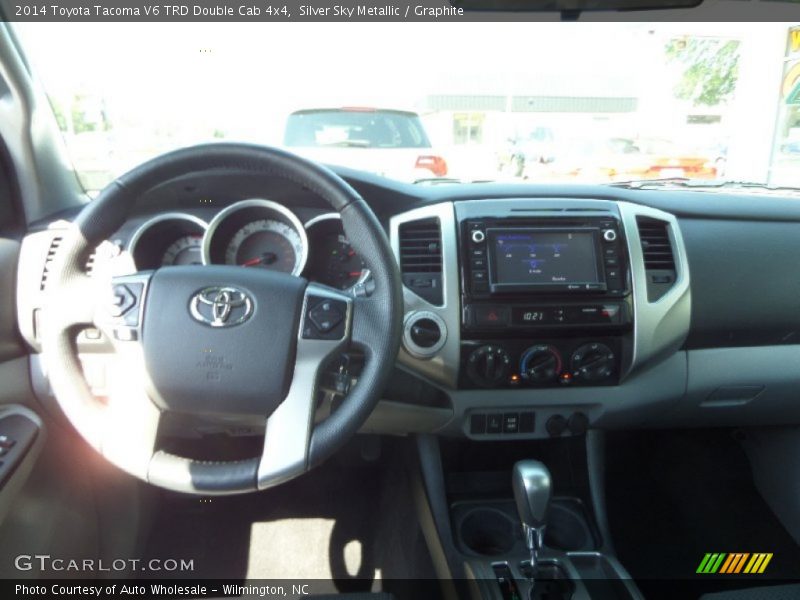 Silver Sky Metallic / Graphite 2014 Toyota Tacoma V6 TRD Double Cab 4x4