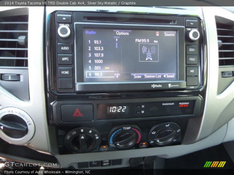 Silver Sky Metallic / Graphite 2014 Toyota Tacoma V6 TRD Double Cab 4x4