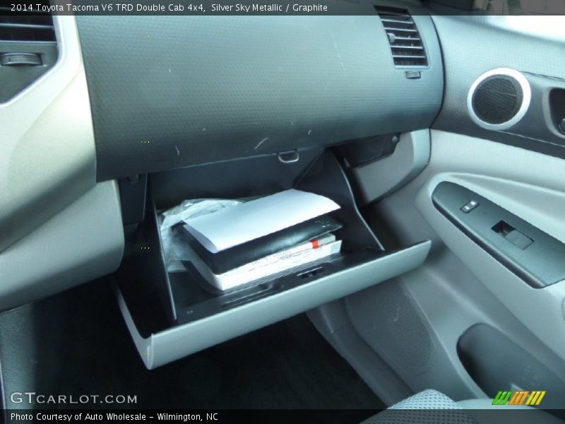 Silver Sky Metallic / Graphite 2014 Toyota Tacoma V6 TRD Double Cab 4x4
