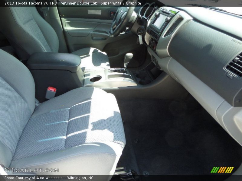 Super White / Graphite 2013 Toyota Tacoma V6 TRD Prerunner Double Cab