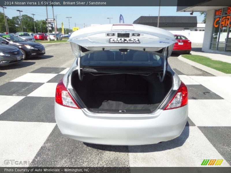 Brilliant Silver / Sandstone 2014 Nissan Versa 1.6 SV Sedan