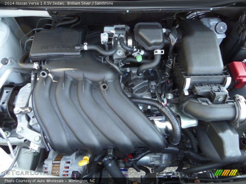 Brilliant Silver / Sandstone 2014 Nissan Versa 1.6 SV Sedan
