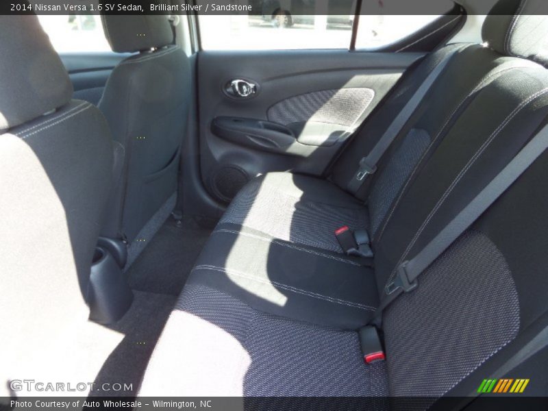 Brilliant Silver / Sandstone 2014 Nissan Versa 1.6 SV Sedan