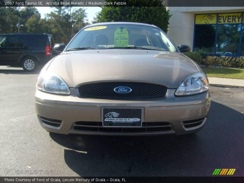 Arizona Beige Metallic / Medium/Dark Pebble 2007 Ford Taurus SE