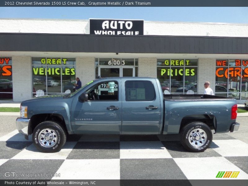 Graystone Metallic / Dark Titanium 2012 Chevrolet Silverado 1500 LS Crew Cab