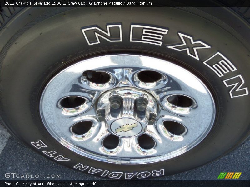 Graystone Metallic / Dark Titanium 2012 Chevrolet Silverado 1500 LS Crew Cab