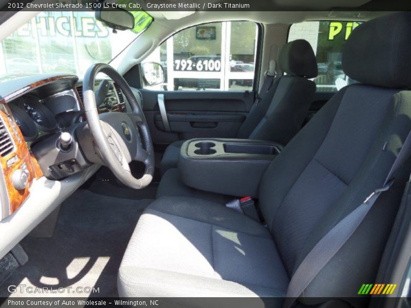 Graystone Metallic / Dark Titanium 2012 Chevrolet Silverado 1500 LS Crew Cab