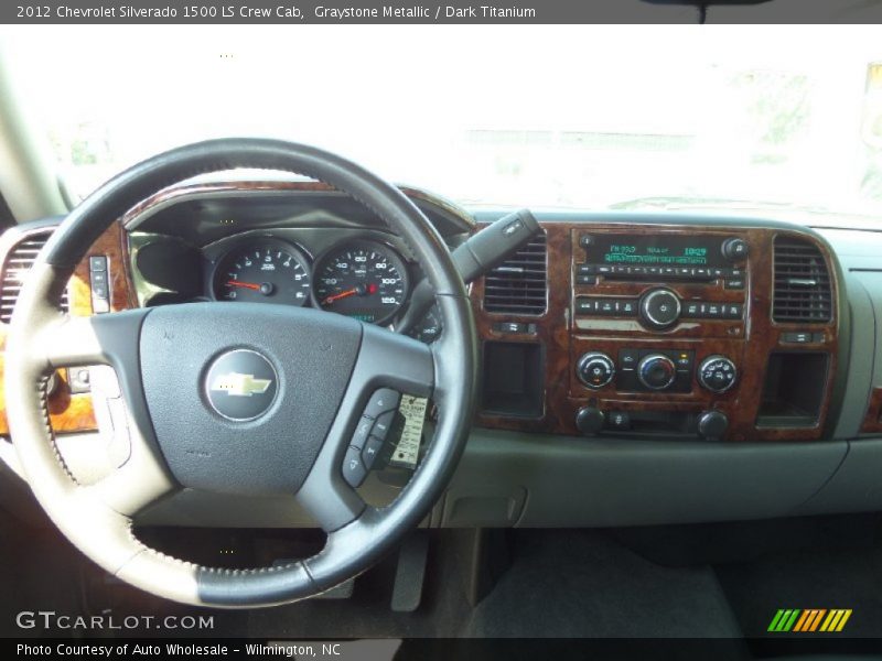 Graystone Metallic / Dark Titanium 2012 Chevrolet Silverado 1500 LS Crew Cab