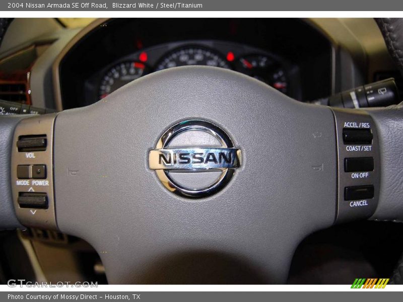 Blizzard White / Steel/Titanium 2004 Nissan Armada SE Off Road