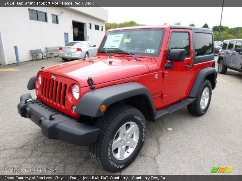 Flame Red / Black 2014 Jeep Wrangler Sport 4x4