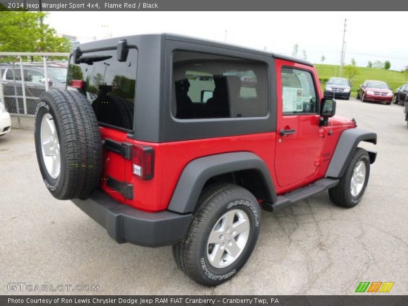 Flame Red / Black 2014 Jeep Wrangler Sport 4x4