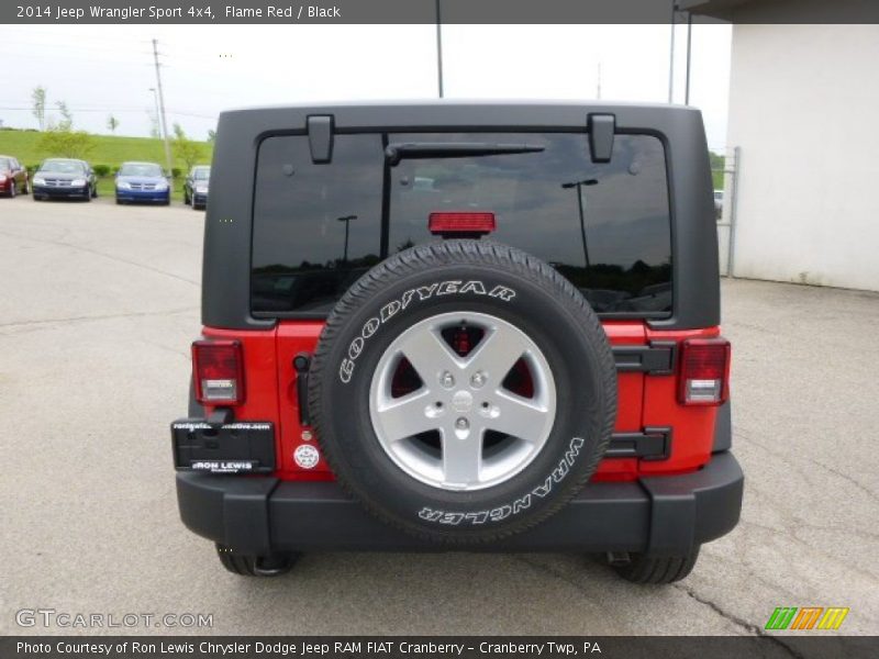 Flame Red / Black 2014 Jeep Wrangler Sport 4x4