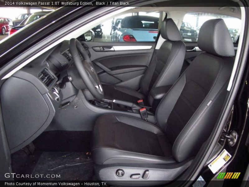Black / Titan Black 2014 Volkswagen Passat 1.8T Wolfsburg Edition