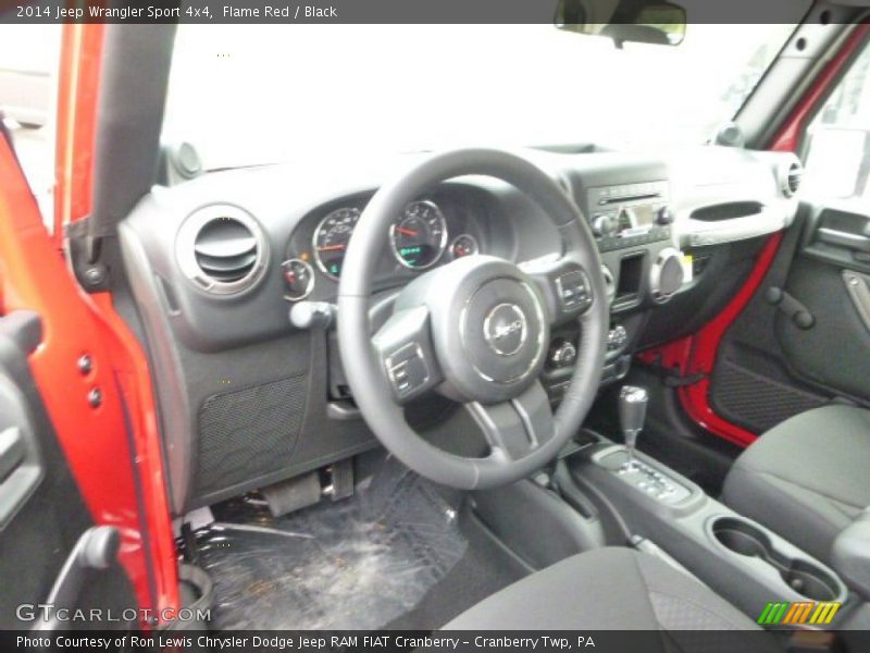 Flame Red / Black 2014 Jeep Wrangler Sport 4x4