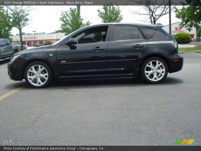 Black Mica / Black 2007 Mazda MAZDA3 s Sport Hatchback