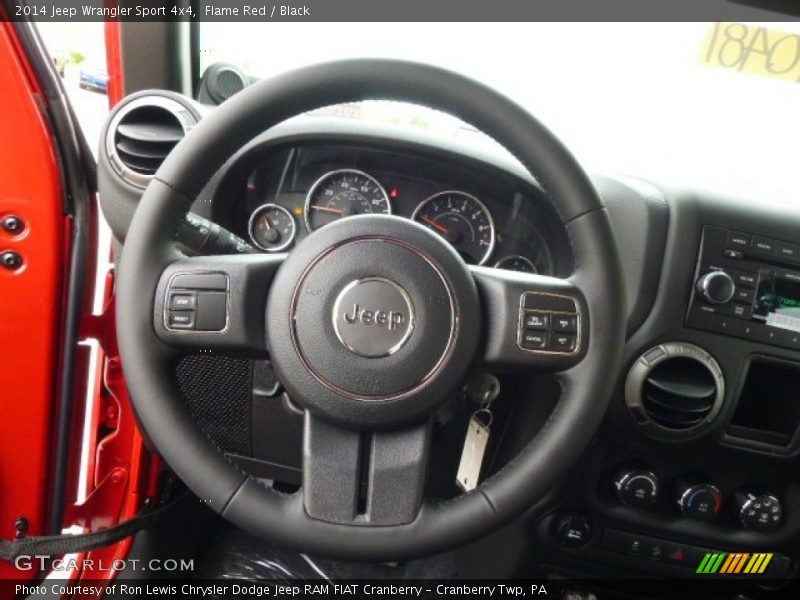 Flame Red / Black 2014 Jeep Wrangler Sport 4x4