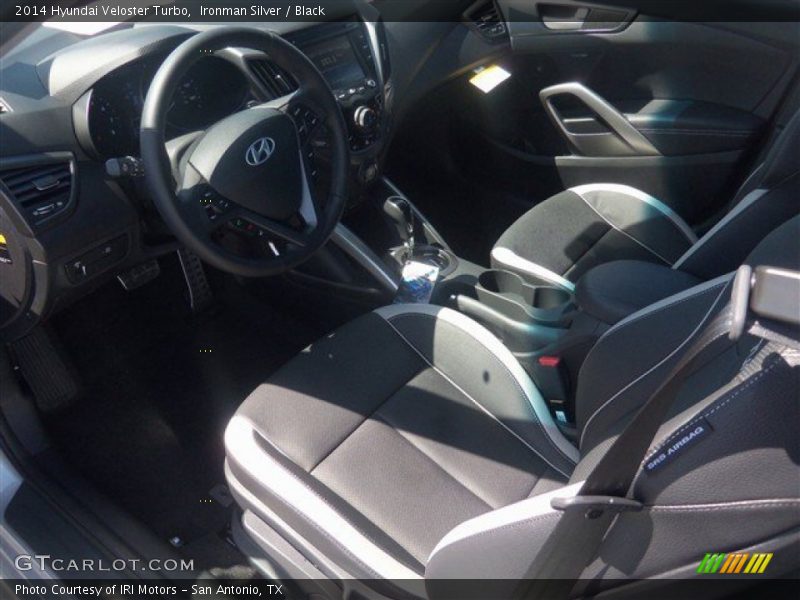 Ironman Silver / Black 2014 Hyundai Veloster Turbo