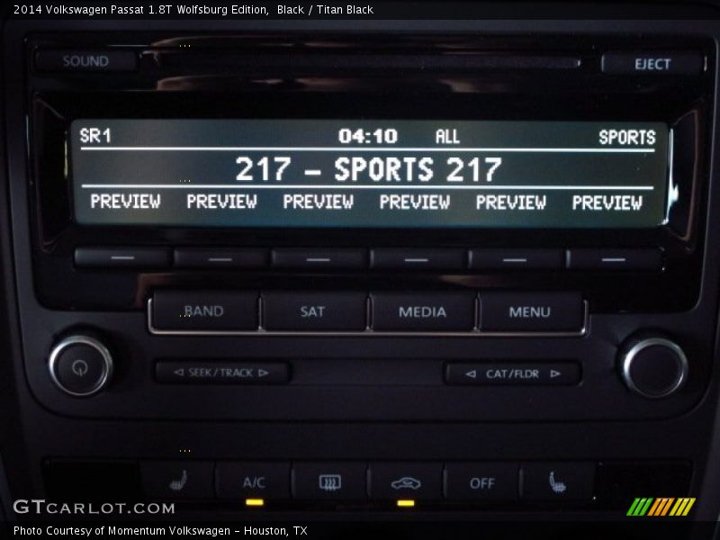 Black / Titan Black 2014 Volkswagen Passat 1.8T Wolfsburg Edition