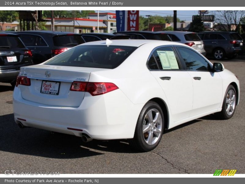 Bellanova White Pearl / Ebony 2014 Acura TSX Technology Sedan