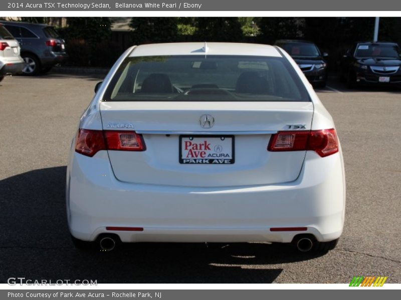 Bellanova White Pearl / Ebony 2014 Acura TSX Technology Sedan