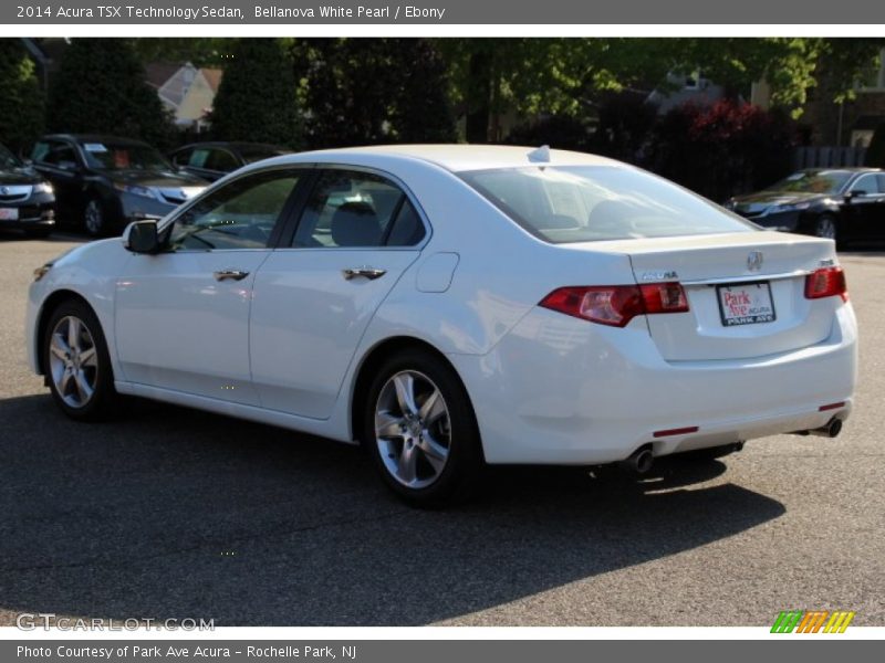 Bellanova White Pearl / Ebony 2014 Acura TSX Technology Sedan