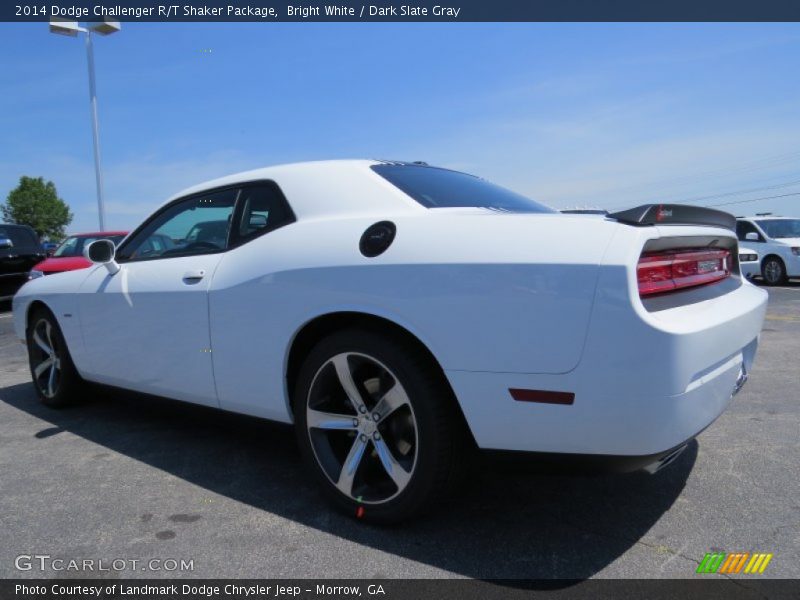 Bright White / Dark Slate Gray 2014 Dodge Challenger R/T Shaker Package