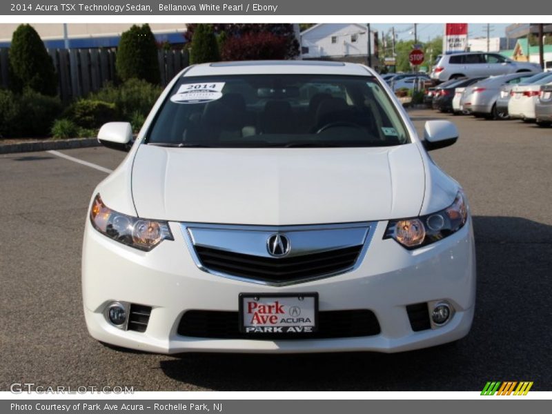 Bellanova White Pearl / Ebony 2014 Acura TSX Technology Sedan