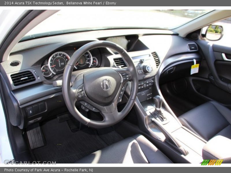 Bellanova White Pearl / Ebony 2014 Acura TSX Technology Sedan