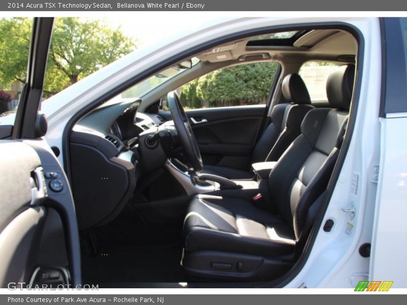 Bellanova White Pearl / Ebony 2014 Acura TSX Technology Sedan