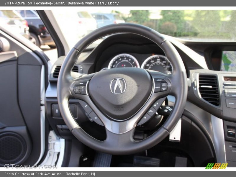 Bellanova White Pearl / Ebony 2014 Acura TSX Technology Sedan