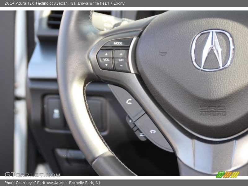 Bellanova White Pearl / Ebony 2014 Acura TSX Technology Sedan