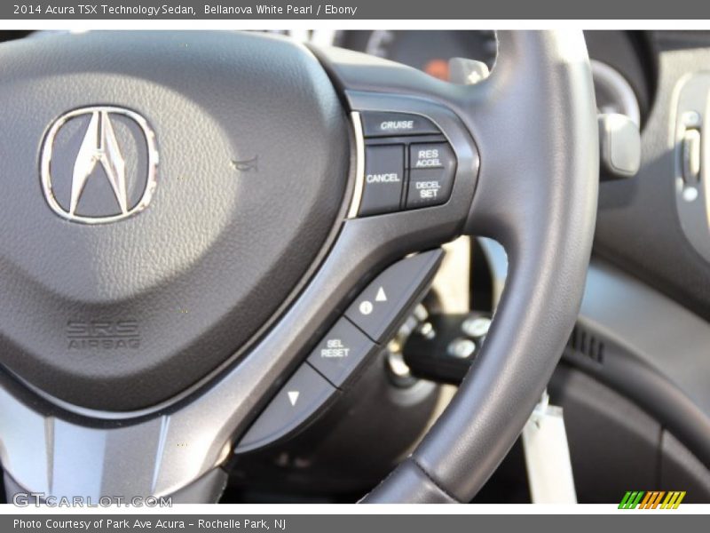 Bellanova White Pearl / Ebony 2014 Acura TSX Technology Sedan