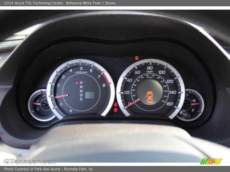 Bellanova White Pearl / Ebony 2014 Acura TSX Technology Sedan