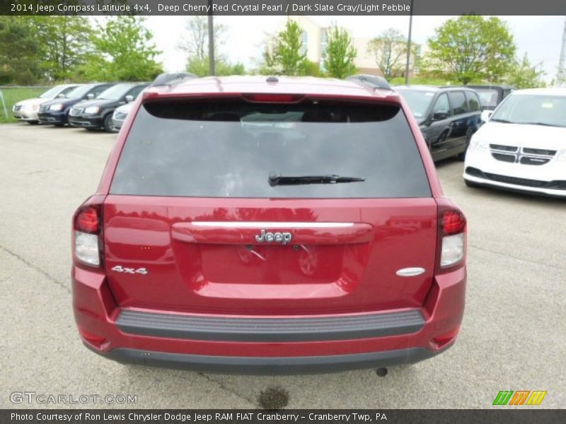 Deep Cherry Red Crystal Pearl / Dark Slate Gray/Light Pebble 2014 Jeep Compass Latitude 4x4