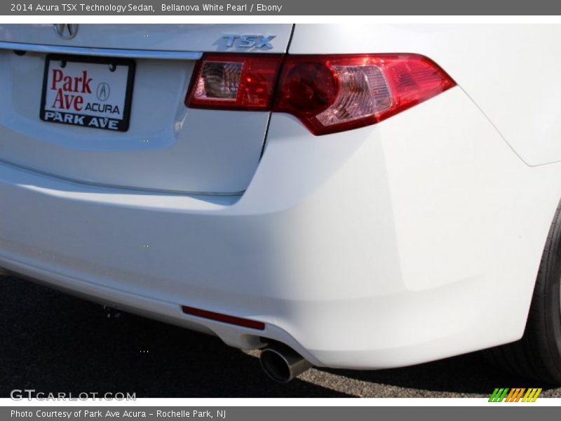 Bellanova White Pearl / Ebony 2014 Acura TSX Technology Sedan