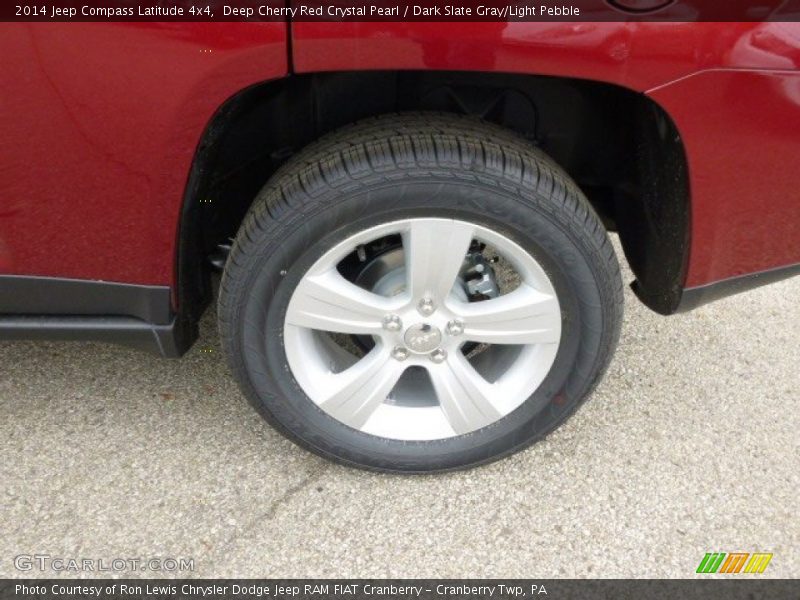 Deep Cherry Red Crystal Pearl / Dark Slate Gray/Light Pebble 2014 Jeep Compass Latitude 4x4