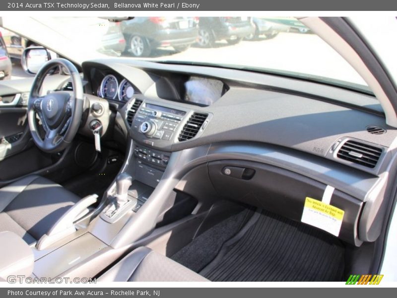 Bellanova White Pearl / Ebony 2014 Acura TSX Technology Sedan