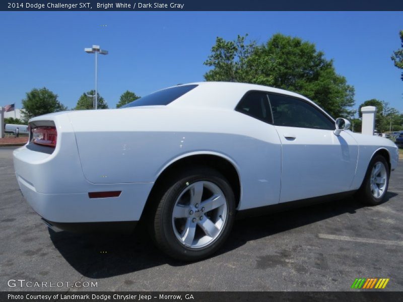 Bright White / Dark Slate Gray 2014 Dodge Challenger SXT