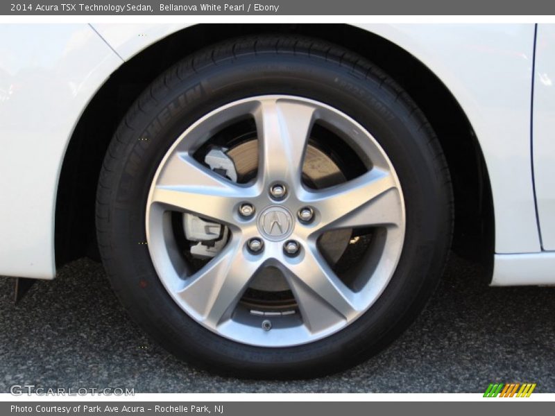Bellanova White Pearl / Ebony 2014 Acura TSX Technology Sedan