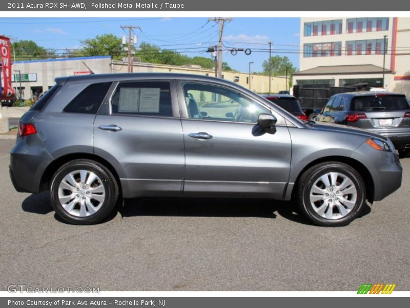 Polished Metal Metallic / Taupe 2011 Acura RDX SH-AWD