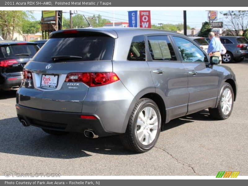 Polished Metal Metallic / Taupe 2011 Acura RDX SH-AWD