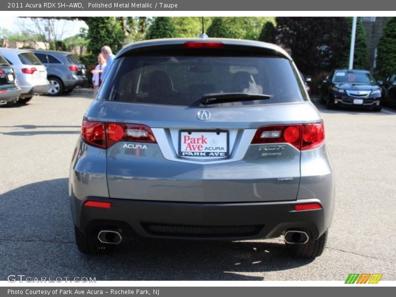 Polished Metal Metallic / Taupe 2011 Acura RDX SH-AWD